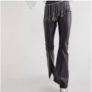 free people Real Deal Vegan Leather Pants .